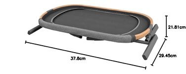 Дитяче ліжечко Maxi-Cosi Iora, складне, 0-6 місяців, макс. 9 кг, 4 положення нахилу та 5 положень висоти, легко штовхати, зручний матрац, великий кошик, легко переносити, колір Essential Graphite