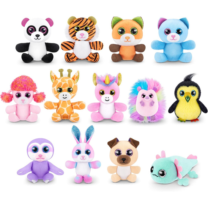 Плюшевих іграшок-сюрпризів, серія 2 (упаковка з 3 шт.), серія 2, 3 капсули, 5