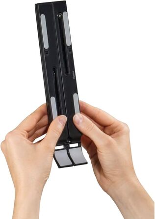 Стійка для ноутбука Hama 15.6 Ергономічна, складна з регулюванням кута нахилу, стабільна та нековзка, ідеальна для офісу