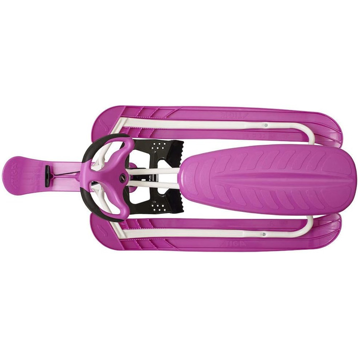 Санки STIGA Snowracer Racing Toboggan Curve Steering Sled для дітей від 7 років рожевого кольору