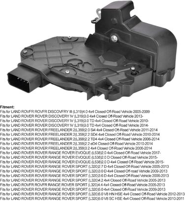 Електричний дверний замок для закритого позашляховика III (L319) 4.0 4x4 2005-2009