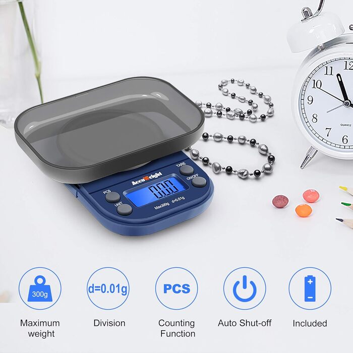 Дрібна шкала буквена шкала грамова шкала кишенькові ваги для ювелірних виробів, точна шкала для спецій з функцією підрахунку, вирі