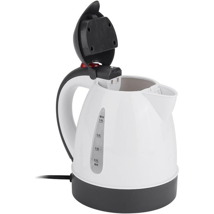 Портативний автомобільний чайник Дорожня поїздка Прикурювач 250W DC12V/24V з підігрівом води Чайник для кави Чайник з автоматичним