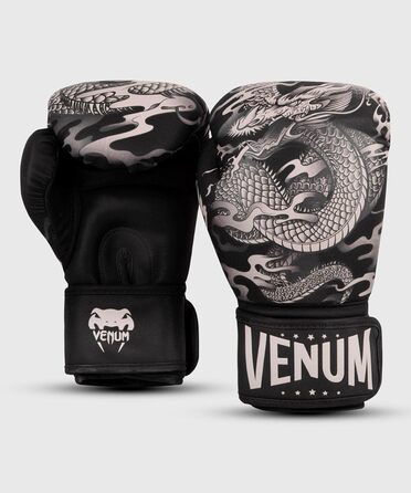 Боксерські рукавички Venum Dragon&39s Flight 12 oz чорні/пісочні