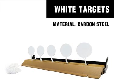 Металева підставка для мішеней ATFLBOX з 5 сталевими пластинами для страйкбольних пневматичних гвинтівок