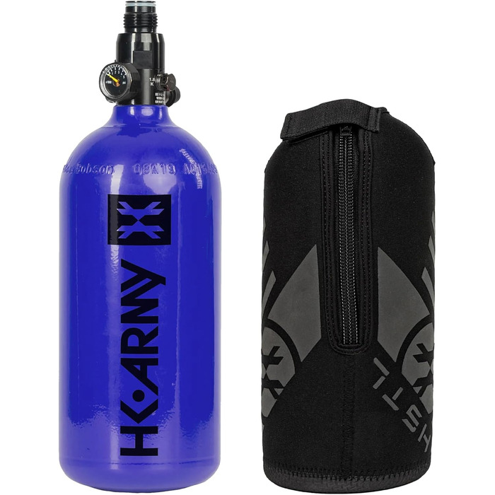 Система стисненого повітря HK Army Aluminum HPA – 48ci/3000 psi, синій, стандартний регулятор 800 psi, 5-річний гідроцикл