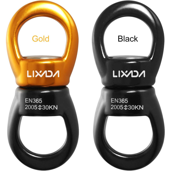 Гойдалки поворотні 30 кН Найбезпечніший поворотний пристрій гойдалки спінер карабін поворотний альпіністський мотузковий поворотний для веб-гойдалки гамак