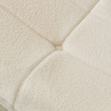 Диван-мішок okwish, підлогове крісло зі спинкою, зручне крісло для читання XXL, лінивий диван, крісло-мішок для спальні та вітальні, крісло-реклайнер бежевого кольору, плюшевий мишка