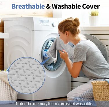 Подушка для колін pozico для сну на боці ергономічна подушка для ніг з піною з ефектом пам&39яті позиціонуюча подушка для колін, спини та стегон валик для шиї з ремінцем для перенесення та чохлом, який можна прати, сірого кольору