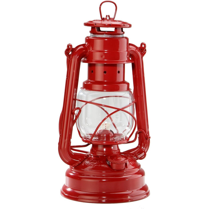 Оцинкований гасовий ліхтар-шторм / рубіново-червоний / RAL 3003 / НОВИЙ, 276