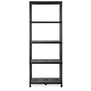 Стелаж Ondis24, полиця для зберігання, 71 x 35 x 180 (В) см, стелаж без болтів, пластиковий стелаж, міцний стелаж 15 дюймів, вантажопідйомність до 180 кг, 71 x 35 x 180 см