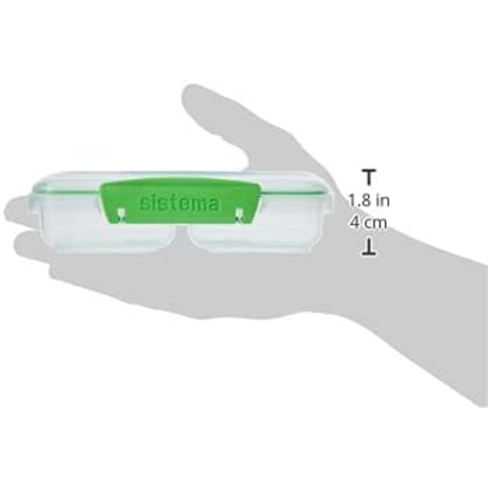 Контейнер для харчування Kleiner Split TO GO, 350 мл Ланчбокс з відділеннями Без BPA