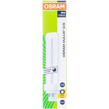Компактна люмінесцентна лампа Osram 10 шт. DULUX D/E 18W/830 G24Q-2 4PIN теплий білий