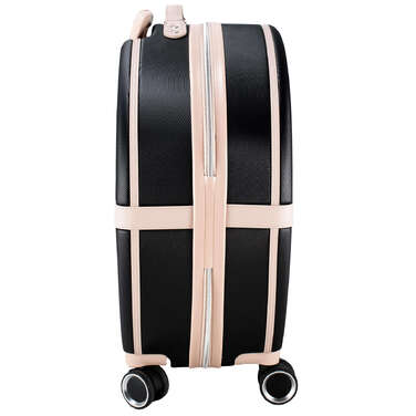 Валіза Semi Line 24' (M) Black/Pink Cream (T5671-3)