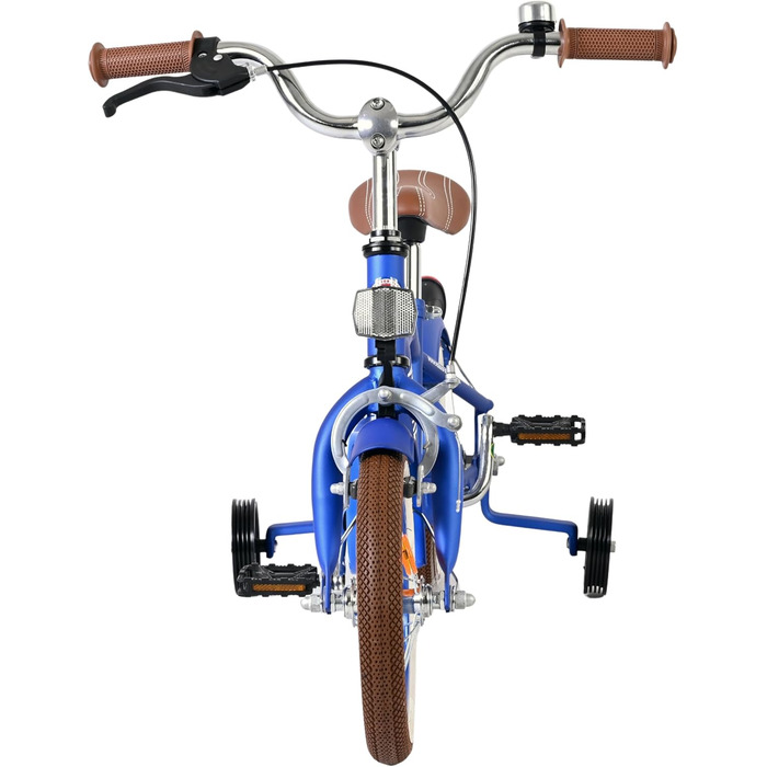 Дитячий велосипед Volare Blue Cruiser 12 35 років Ручне та ножне гальмо, знімні бічні колеса, захист ланцюга та світловідбивачі Регульоване сідло Подарунок для дівчаток та хлопчиків
