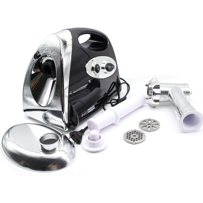 Електрична м'ясорубка з нержавіючої сталі -2800 Вт машина для фаршу та фарш для ковбас з 3-ма м'ясними пластинами для фаршу ковбас