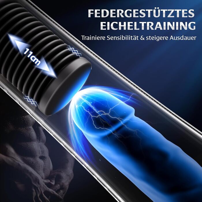 Мастурбатор Gobeken, електричний, з функцією вакуумного смоктання та вібрації, 9 режимів вібрації та 5 режимів вакууму