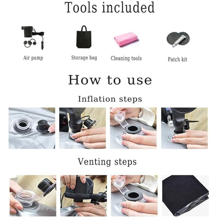 Автомобільний матрац для Dacia Duster 3 Hybrid 2017-2026. Надувні автомобільні матраци, надувний матрац для подорожей, кемпінгу та активного відпочинку.