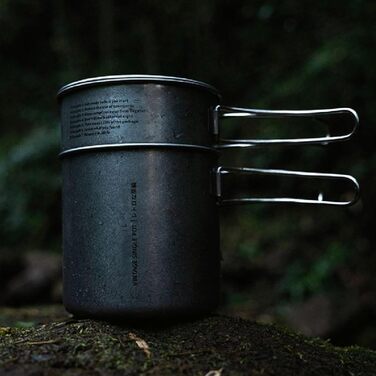 Набір посуду для кемпінгу на свіжому повітрі, горщики для пікніка зі складними ручками, горщики з нержавіючої сталі, аксесуари для кемпінгу, набір міцних горщиків для пікніка