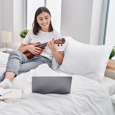 Комплект постільної білизни Utopia з 2 предметів, наповнювач для подушок 50 x 70 см, внутрішні подушки для подушок для голови та диванних подушок (білий)