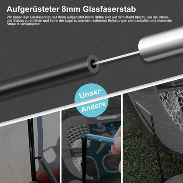 Набори футбольних воріт, 4 режими, висувні футбольні ворота для дітей, сині