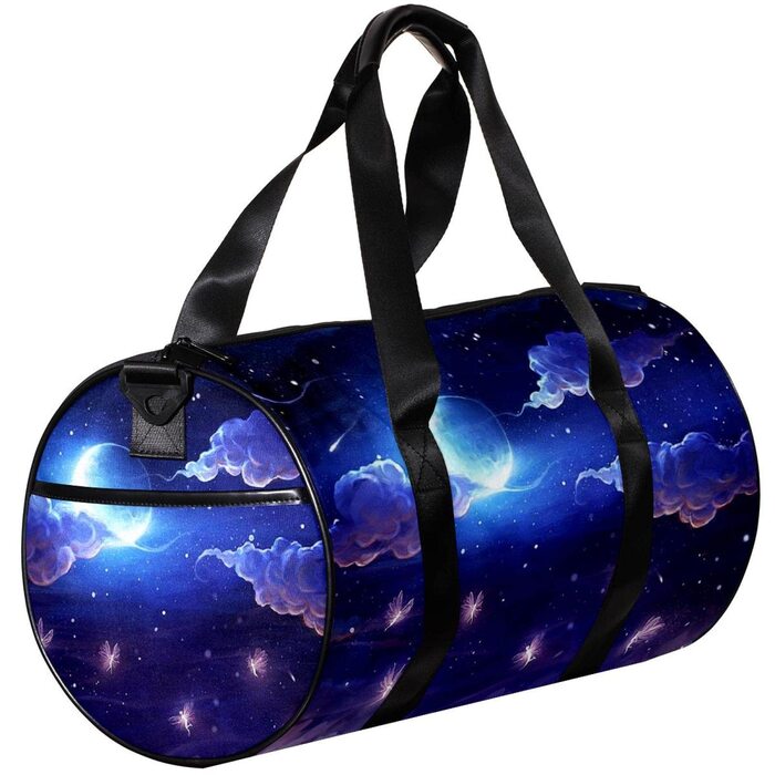 Спортивна сумка, компактна дорожня сумка, сумка для шопінгу та йоги з принтом Нічне небо, сумка для фітнесу на відкритому повітрі, ручна поклажа
