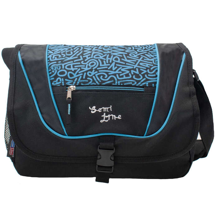 Сумка через плече Semi Line 9 Black/Blue (7156)