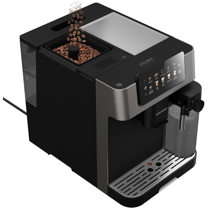 Кавомашина GRUNDIG KVA 7230, 10 видів напоїв, 19 бар