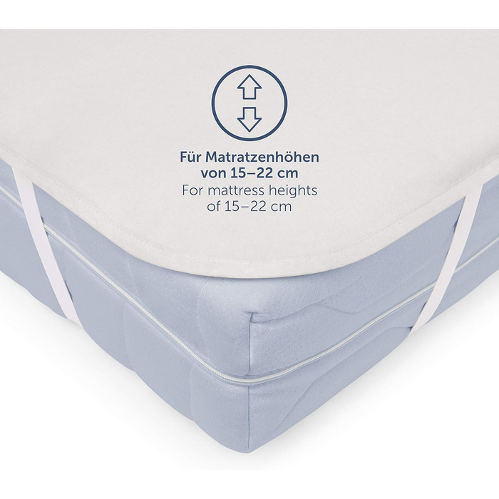 Наматрацник Blumtal Premium Molton 90 x 200 см з 100 бавовни в комплекті 2 шт. и - сертифікований Oeko-Tex наматрацник 90x200 см -