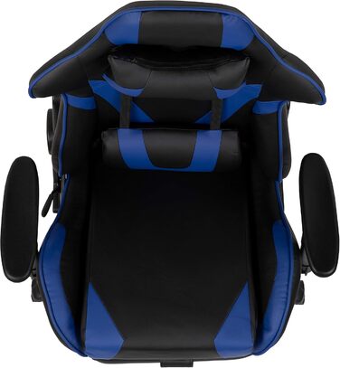 Ігрове крісло Flash Furniture Red, регульоване, синє, комплект з