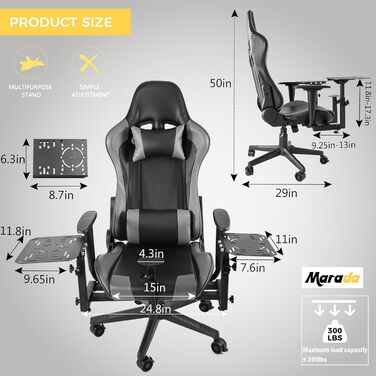 Крісло-кріплення для симулятора польоту Anman, багатофункціональне гоночне крісло, сумісне з важелем та дросельною заслінкою Airbus A10C, рокером та дросельною заслінкою, багатосценне застосування, джойстик та педаль дросельної заслінки не входять до комп