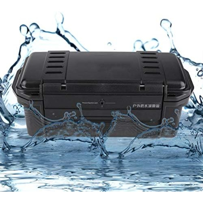 Ящик для зберігання виживальної техніки Yosoo Health Gear, водонепроникний, ударостійкий, стійкий до тиску, герметичний, портативний, для подорожей на свіжому повітрі, 200x98x82 мм, водонепроникний корпус типу C 200 * 98 * 82 мм