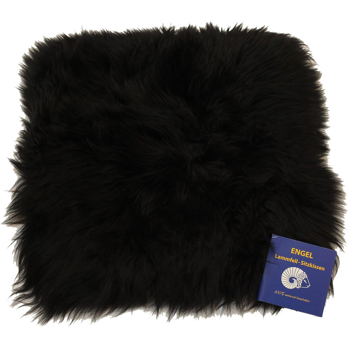 Подушка для сидіння Reissner Lambskins DIANA-3030-SCH Овчина висока вовна Квадрат 30х30см чорний