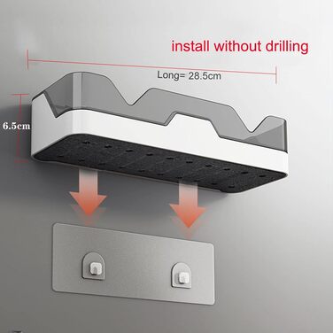 И полиця для ванної кімнати, полиці для ванної кімнати без свердління, полиця для душу пластикові кошики для душу, що кріпляться н
