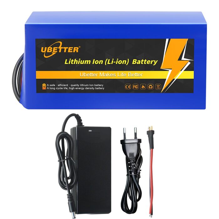 Літієва батарея для електровелосипеда 36V 48V, акумулятор для електричного велосипеда, акумулятор для електричного велосипеда 10AH 14AH 20AH із зарядним пристроєм 2A для двигуна електричного велосипеда та скутера потужністю 0-1000 Вт 36V 14AH