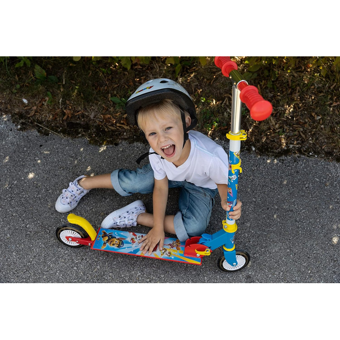 Самокат Smoby Paw Patrol з гальмом, складаний