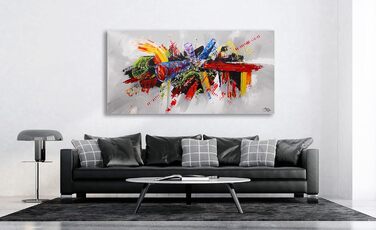 Моніка Мірафьорі I 100 РУЧНИЙ РОЗПИС I Картина Парадокс 140х70см Картина Ручний розпис Акриловий живопис Дуже великий акриловий жи