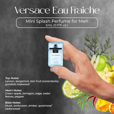 Набір мініатюр Versace Men Miniatures Set (4×5 мл)