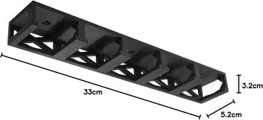 Підставка для спецій Mobilefox під шафу, підходить для 5 банок для спецій Ankerkraut з корком, чорна. Для 5 банок для спецій.