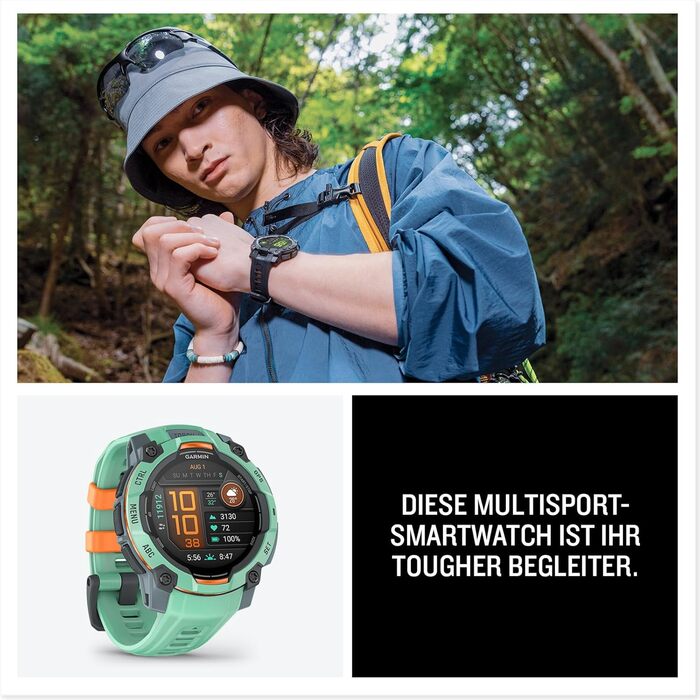 Годинник для різних видів спорту, 1.2-дюймовий AMOLED-дисплей, до 18 днів роботи від акумулятора, понад 80 спортивних програм, тренер з фітнесу, прийом кількох супутників, світлодіодний ліхтарик, сповіщення. Neotropic 45mm AMOLED, 3 45mm AMOLED GPS-