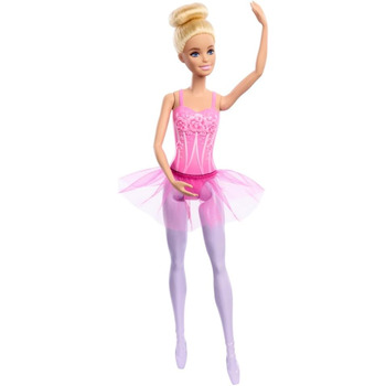 Лялька Barbie Balerina, модна лялька Blonde у фіолетовому кольорі, розтяжна пачка, з балетними ручками та пуантами Ballerina, HRG3