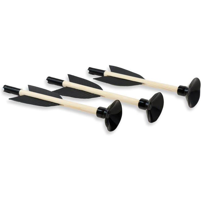 Малий дерев'яний арбалет (набір) — одноручний, з сталевим луком, 29 см, 3 болти (18 см) — 1 комплект (4 предмети)
