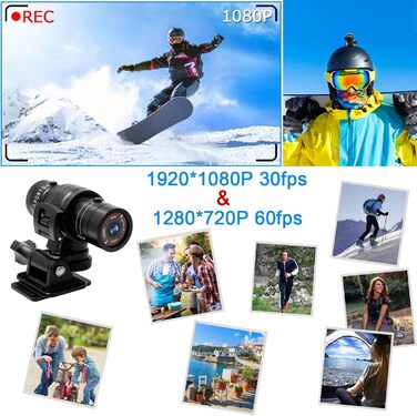 Для велосипеда 1080P HD Камера шолома 120 ширококутна спортивна камера із записом відео та фотозйомкою