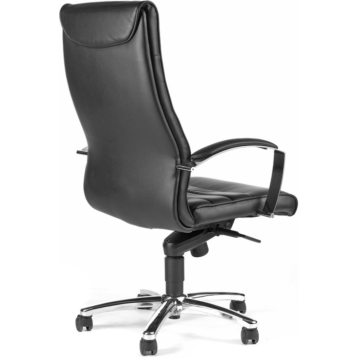 Офісне крісло Topstar Designer, розкішне крісло керівника TD Luxe 10, шкіряне, чорного кольору, 0, чорного кольору