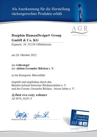 Ергономічне офісне крісло, зроблене в Німеччині Зручна спинка з регулюванням висоти Індивідуально регульована глибина сидіння (світло-рожевий)