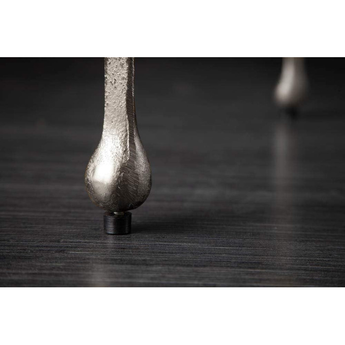 Журнальний столик Riess Ambiente Extravagant Liquid LINE L 46 см, сріблястий, дизайн, стіл для вітальні