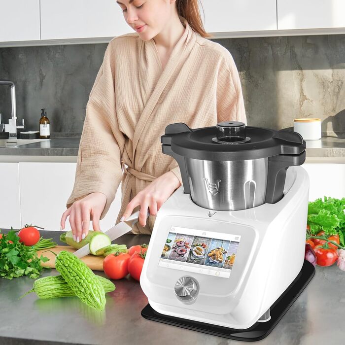 Акрилова підкладка для розсувної дошки для Monsieur Cuisine Smart/Connect, Black Slip Pad Glider Underlay Кухонна стільниця Аксесуари для MCC/Monsieur Cuisine Trend/Smart