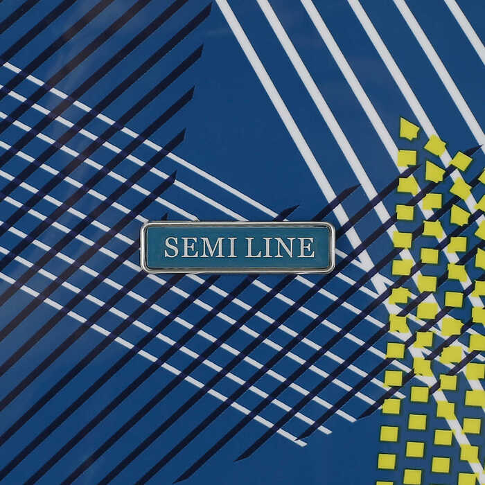 Валіза Semi Line 24' (M) Blue Pattern (T5652-2)