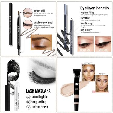 Набір косметики MKNZOME Schminkkoffer (36 предметів)