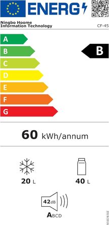 Компресор cool box 45L, автомобільний компресор cool box з керуванням APP, холодильник 12V/240V від -20 до 20 , портативний холоди